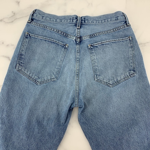 AGOLDE Rigid Riley High Rise Straight Crop Jeans - Picture 10 of 16